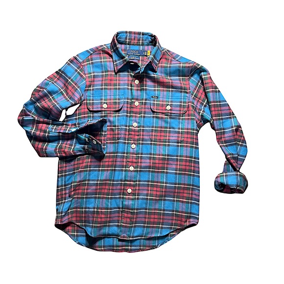 Polo by Ralph Lauren Classic Fit Performance Flannel Shirt - Picture 15 of 16